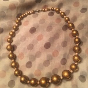 Gold Beaded Necklace